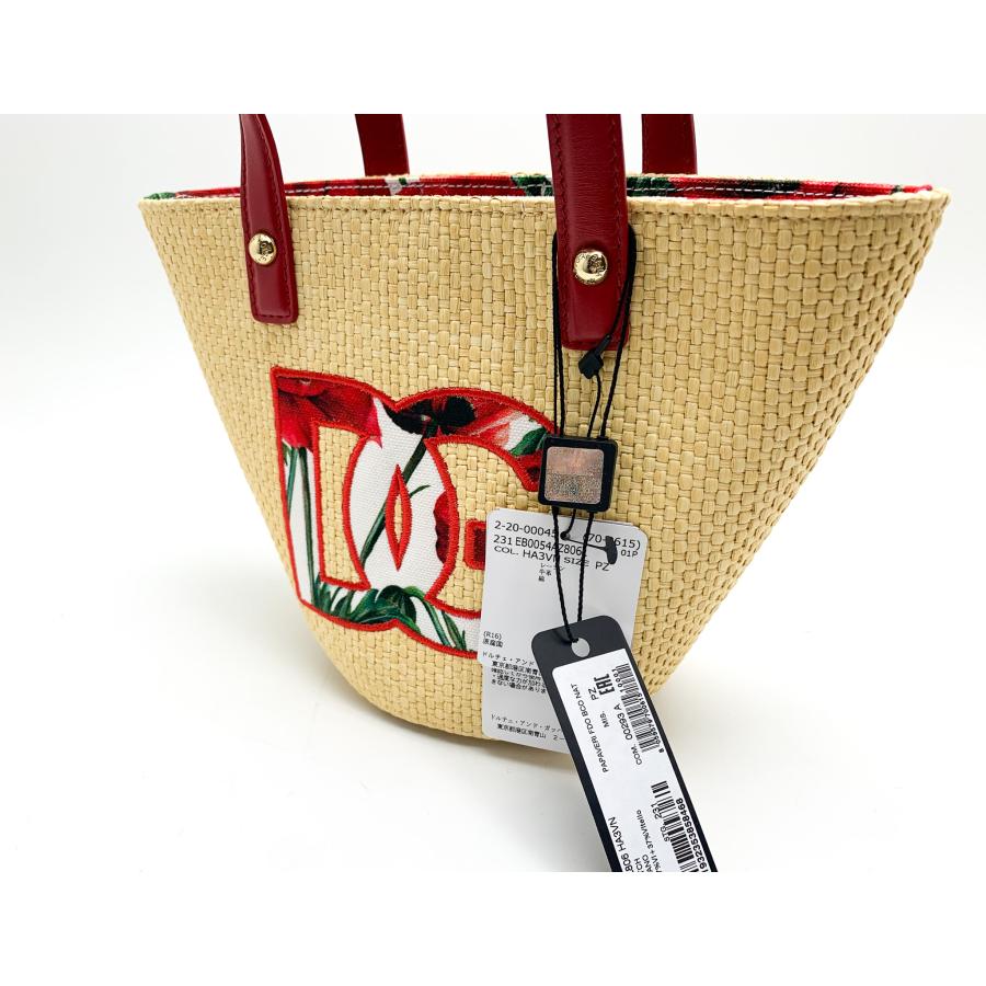 ドルチェ&ガッバーナ ジュニア ストローbag かごバッグ DOLCE＆GABBANA ドルチェ＆ガッバーナ D＆G ストロー かごバック