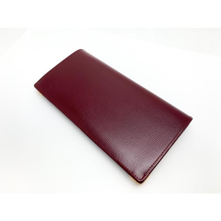 CARTIER Cartier カルティエ ボルドー マストライン 二つ折り
