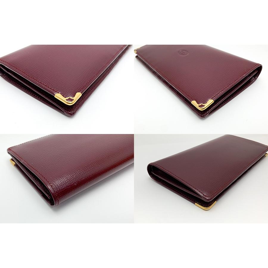 CARTIER Cartier カルティエ ボルドー マストライン 二つ折り