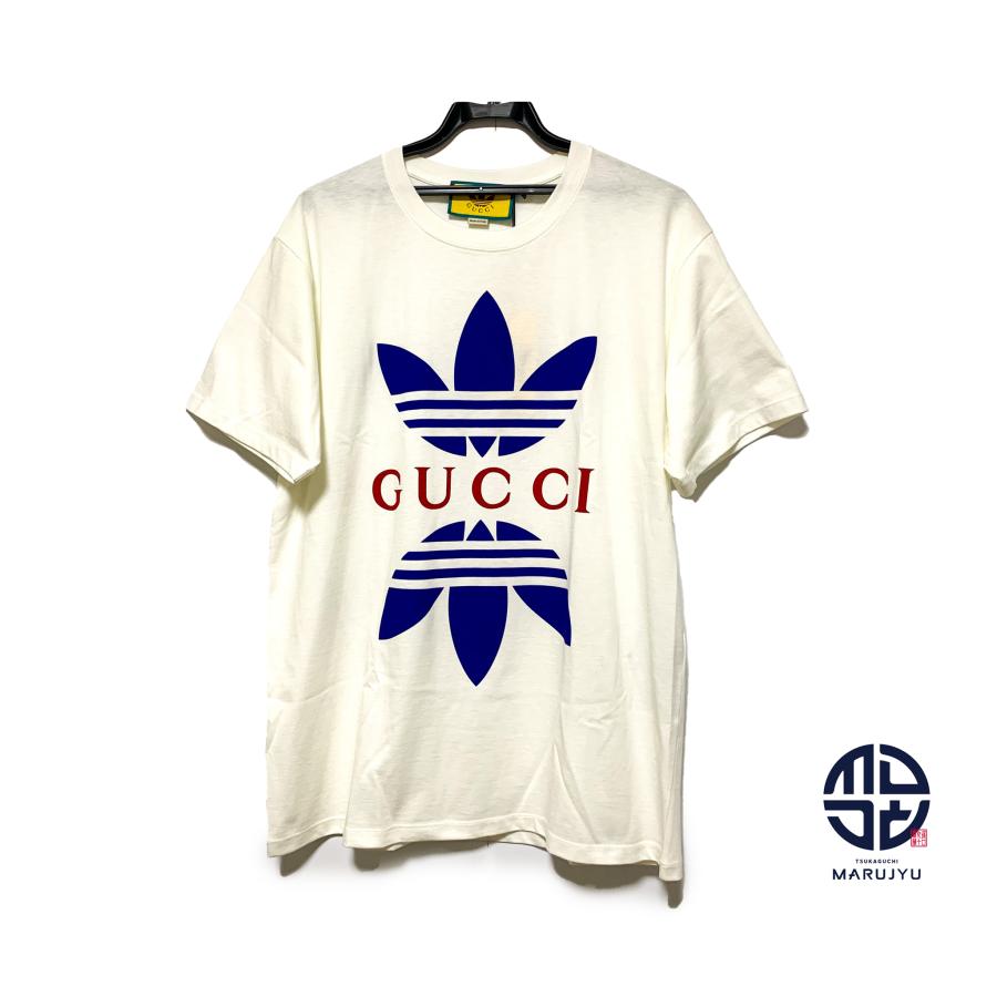 GUCCI x adidas グッチ アディダス コラボ Tシャツ 548334 XJEMJ 半袖