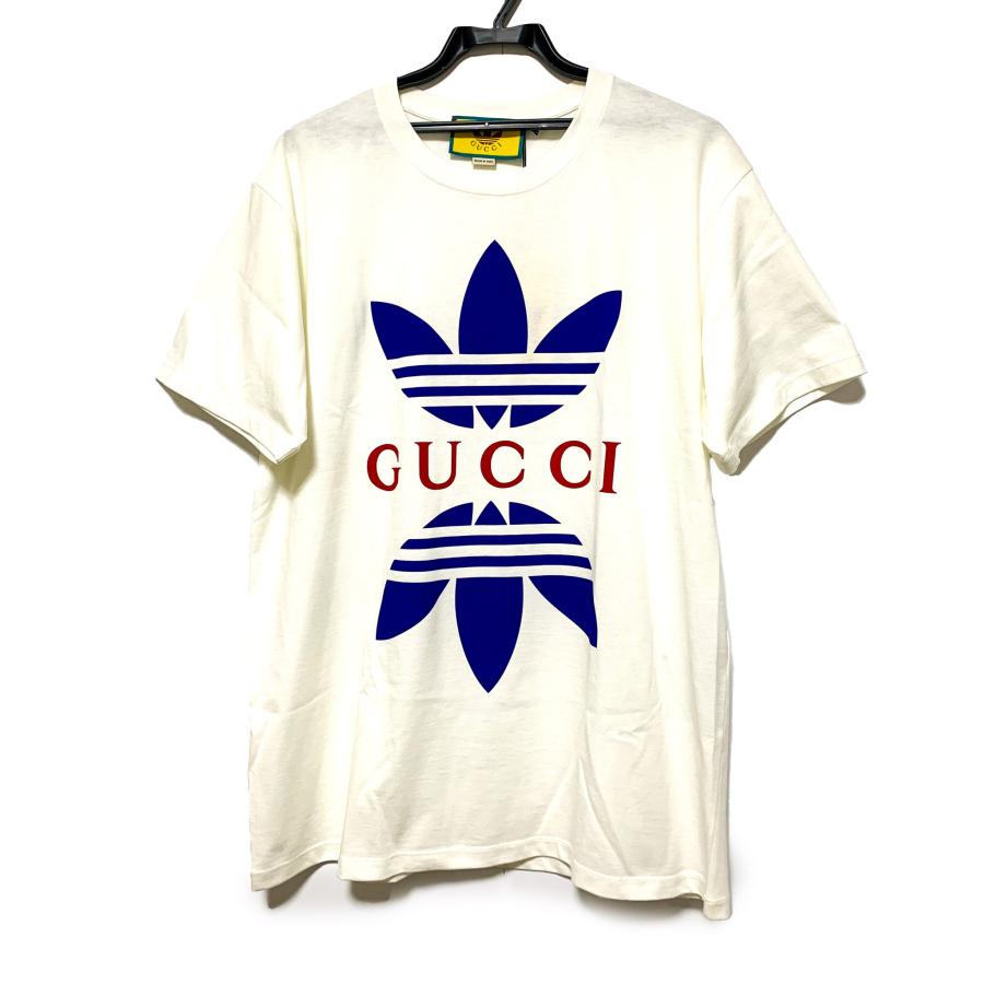 GUCCI x adidas グッチ アディダス コラボ Tシャツ 548334 XJEMJ 半袖