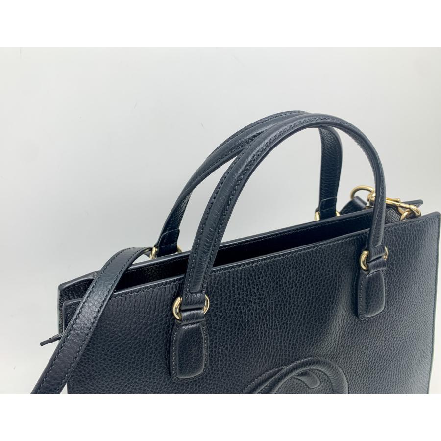 Gucci 2way ソーホーインターロッキング　黒 グッチ GUCCI トートバッグ ショルダーバッグ 2way ソーホー