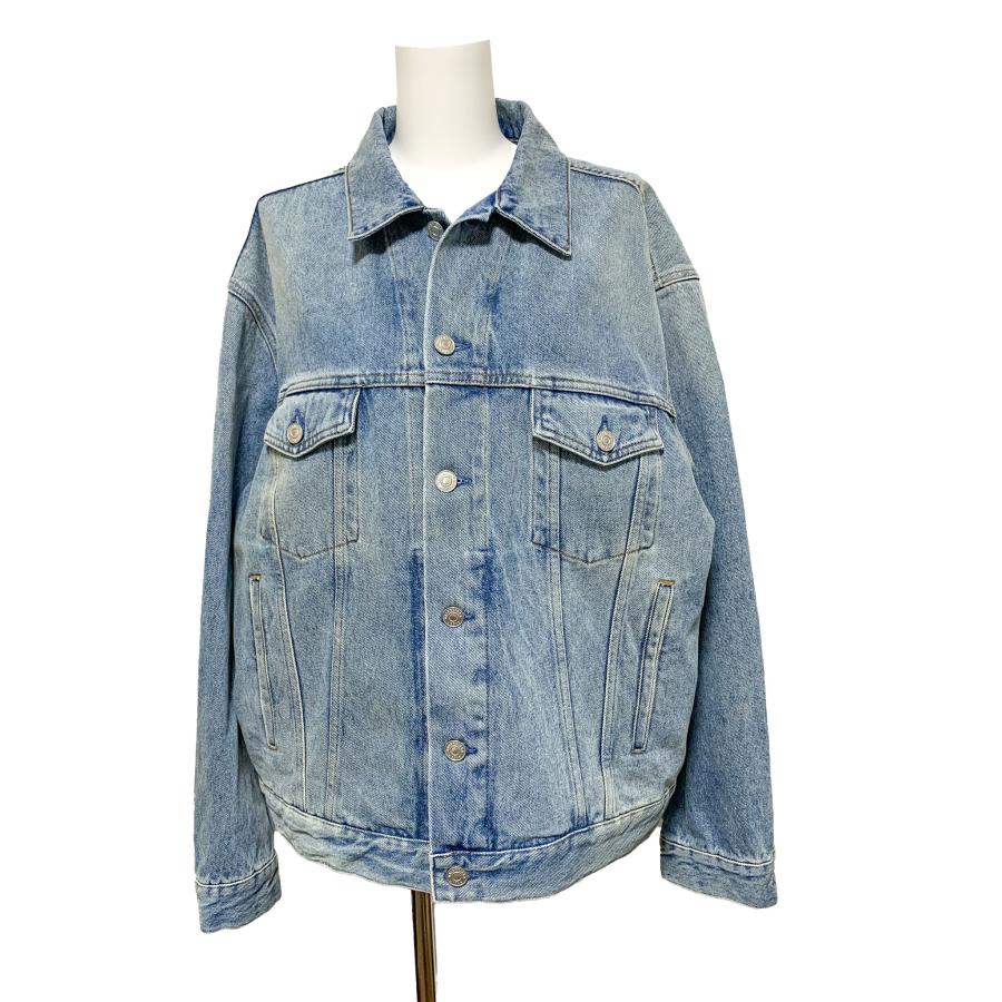 BALENCIAGA バレンシアガ デニムジャケット バックロゴライン