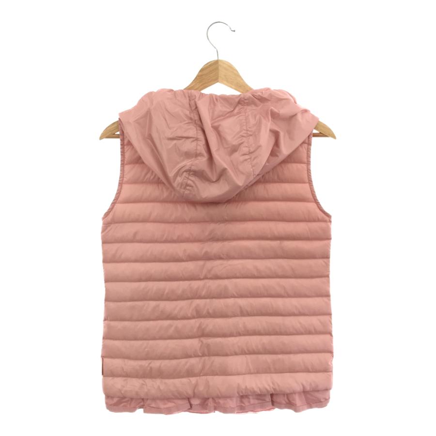 MONCLER モンクレール EBLE GILET ピンク 裾フリル ダウンベスト MONCLER モンクレール EBLE GILET ピンク 裾フリル ダウンベスト
