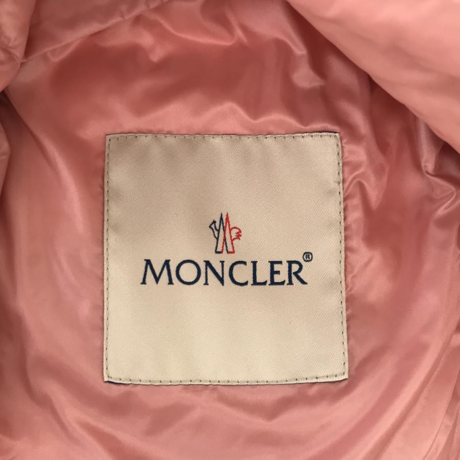 MONCLER モンクレール EBLE GILET ピンク 裾フリル ダウンベスト MONCLER モンクレール EBLE GILET ピンク 裾フリル ダウンベスト