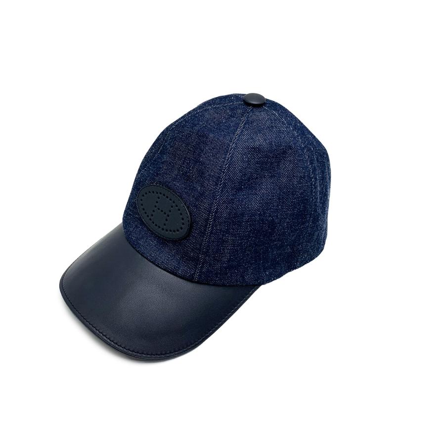 HERMES エルメス セーヴル キャップ デニム ハット 帽子