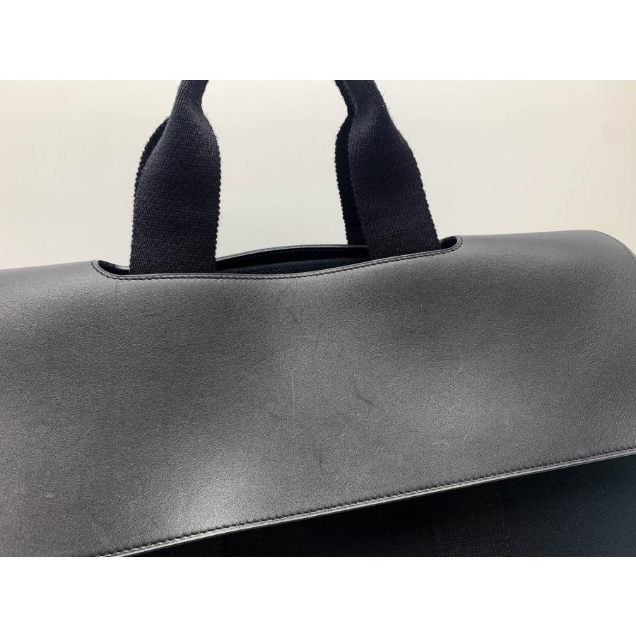 HERMES エルメス 黒 ブラック ヴァルパライソMM トートバッグ