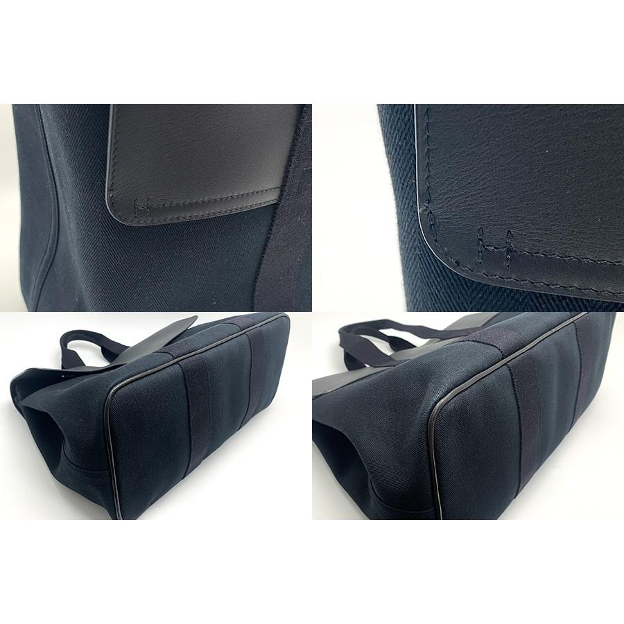 HERMES エルメス 黒 ブラック ヴァルパライソMM トートバッグ