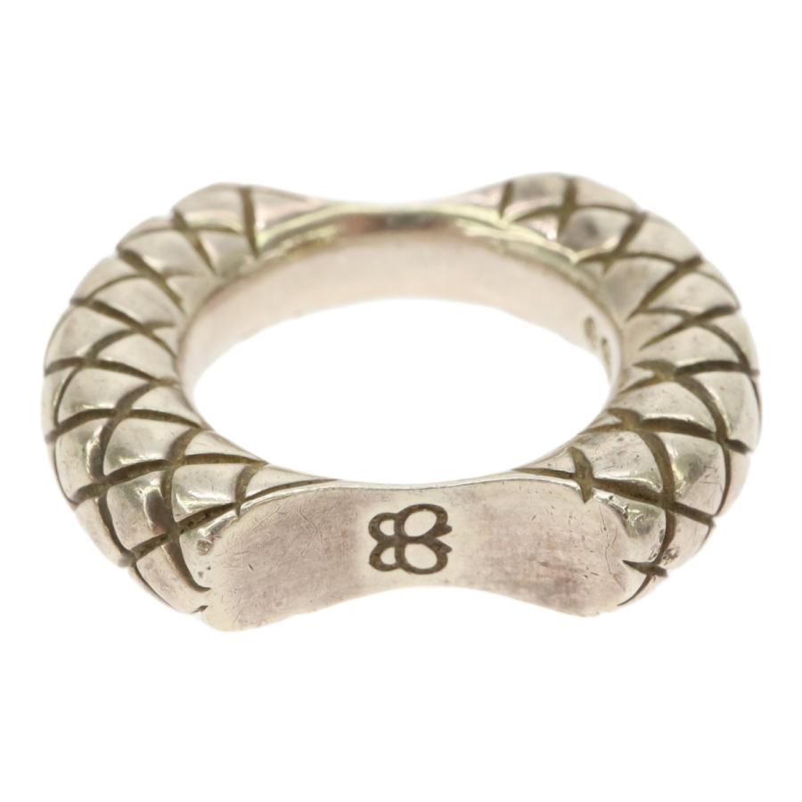 【みやごん】Bottega Veneta シルバーリング 9号 BOTTEGA VENETA BRICK ブリック シルバーリング (BOTTEGA VENETA