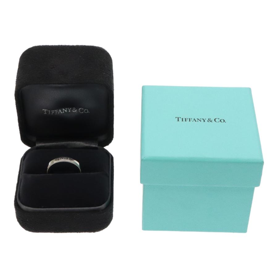 Tiffany & Co. ロゴバンドリングPt950 TIFFANY & CO. Tiffany ティファニー PT950 プラチナ ロゴ入り