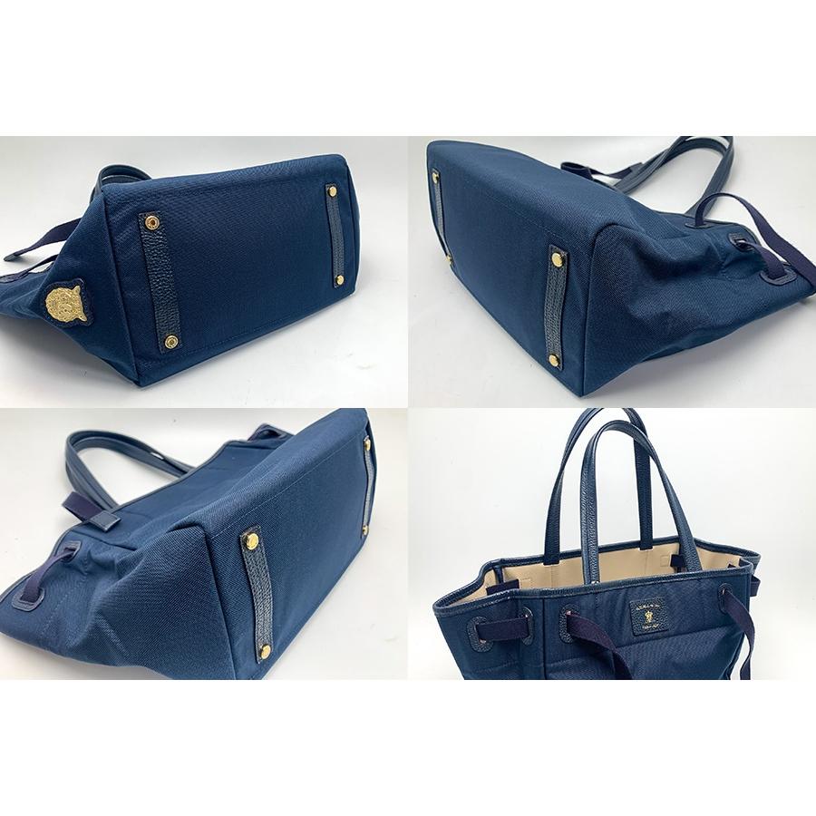 【極美品】ADMJ コンクルージョン ナイロン トートバッグ A.D.M.J エーディーエムジェイ ネイビー ナイロン コンク