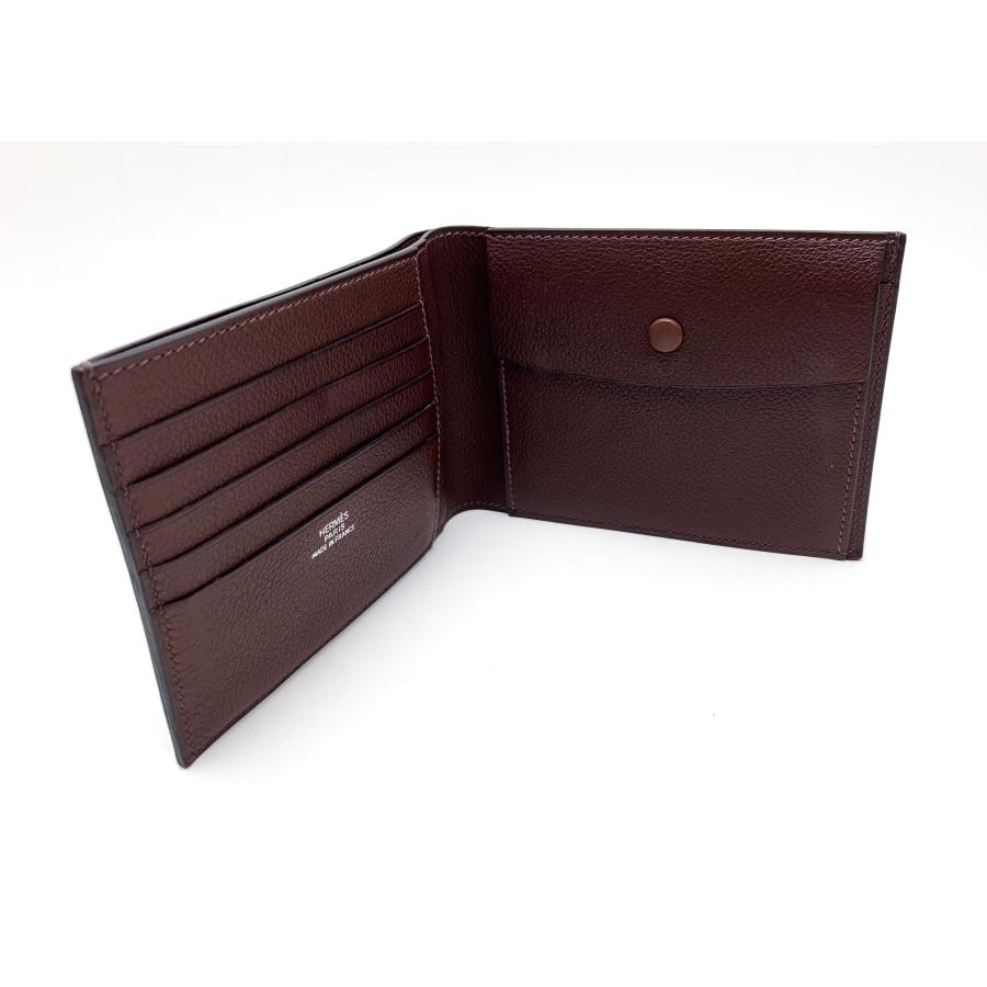 HERMES エルメス レザー MC2 ガリレイ 2つ折り財布 サイフ □H HERMES エルメス レザー MC2 ガリレイ 2つ折り財布 サイフ □H