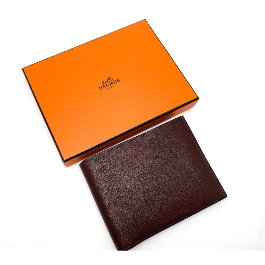 HERMES エルメス レザー MC2 ガリレイ 2つ折り財布 サイフ □H HERMES エルメス レザー MC2 ガリレイ 2つ折り財布 サイフ □H