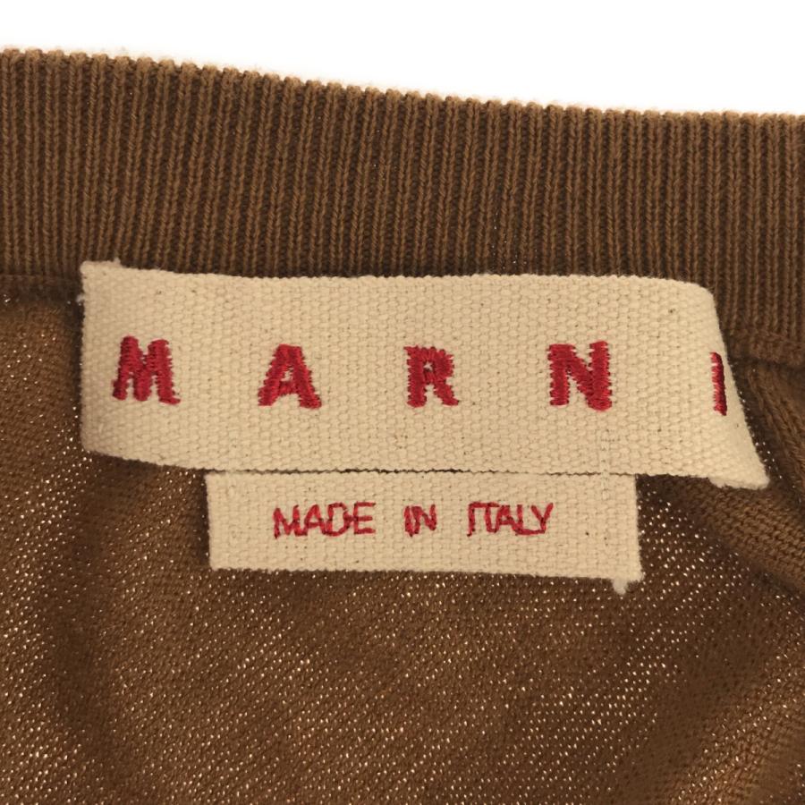 MARNI - MARNI マルニ 茶 ブラウン カーディガン 薄手 レディース サイズ42 165/88A アパレル レディース MARNI マルニ 茶 ブラウン カーディガン 薄手 レディース サイズ