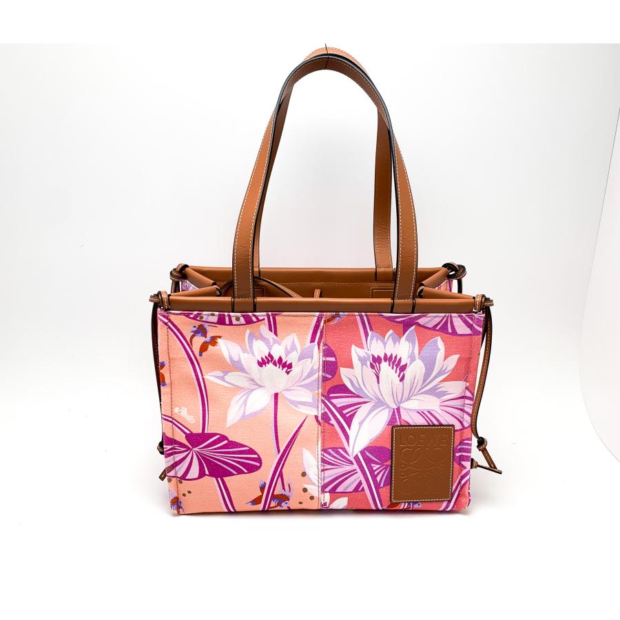 LOEWE ロエベ パウラズイビザ 花柄 クッショントート スモール