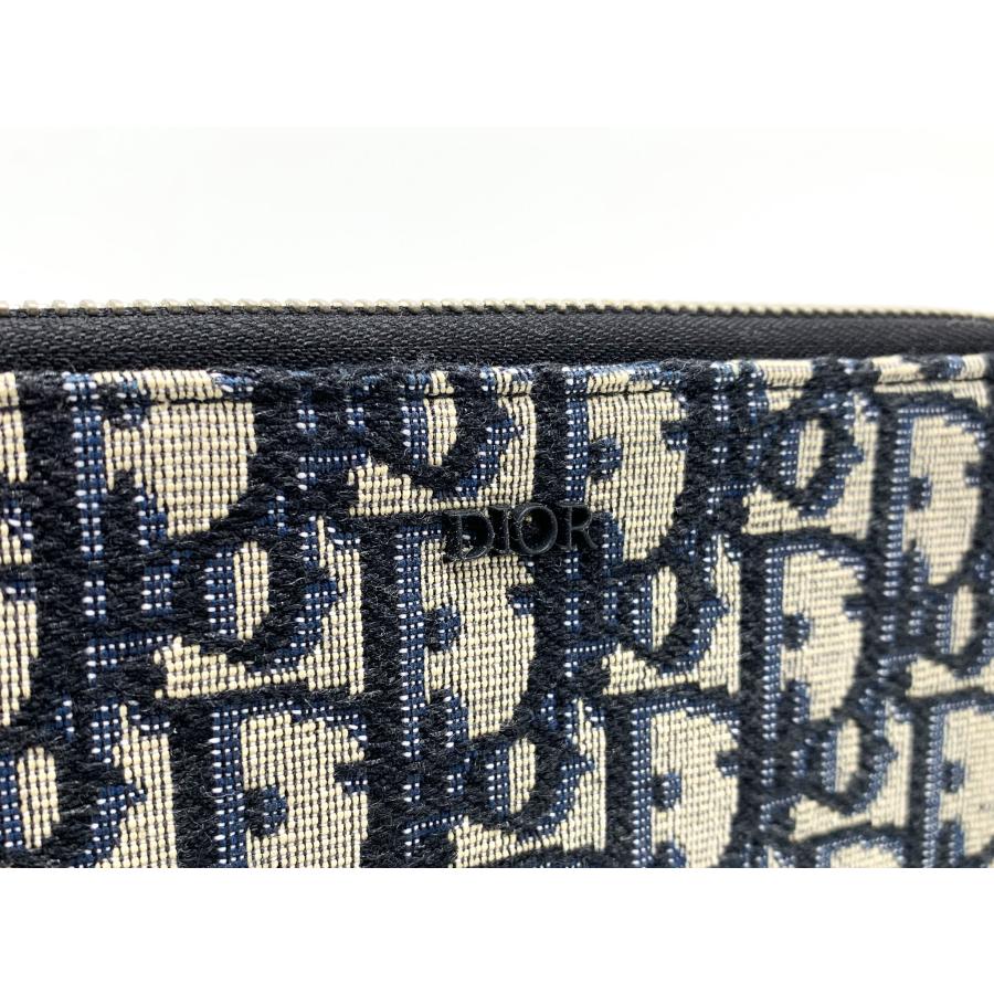DIOR ディオール オブリーク ハンドル付き L型ファスナー長財布 DIOR ディオール オブリーク ハンドル付き L型ファスナー長財布