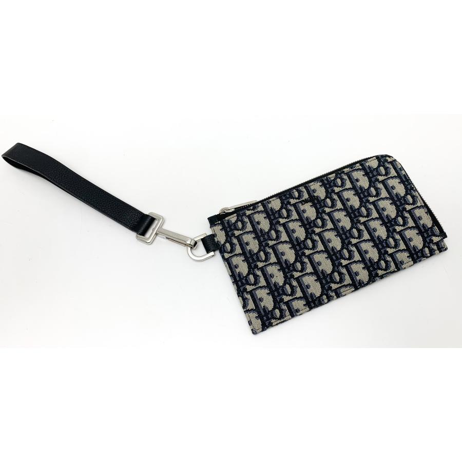 DIOR ディオール オブリーク ハンドル付き L型ファスナー長財布 DIOR ディオール オブリーク ハンドル付き L型ファスナー長財布