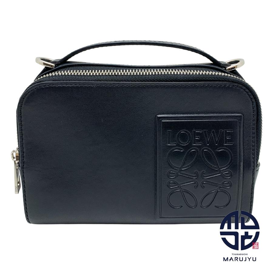 美品！ LOEWE アナグラム柄ロゴ ミニショルダー ロエベ バッグ ショルダー LOEWE MINI CAMERA CROSSBODY C565R41X01
