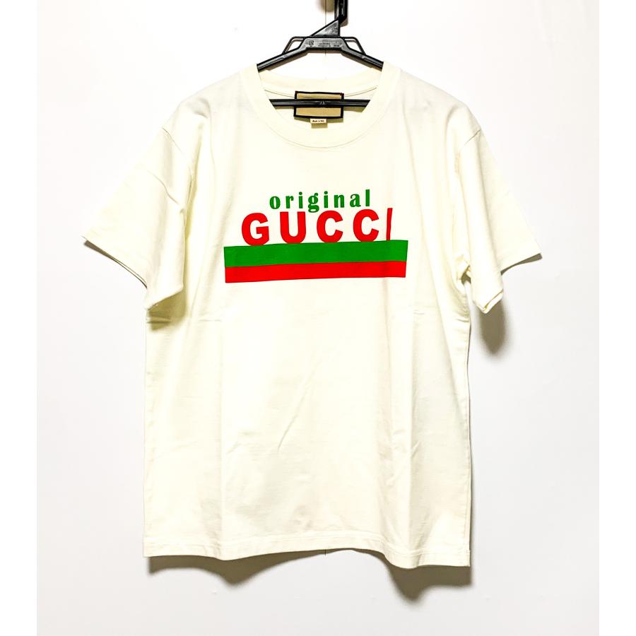 GUCCI グッチ ORIGINAL プリント オーバーサイズ ロゴ Tシャツ GUCCI グッチ ORIGINAL プリント オーバーサイズ ロゴ Tシャツ