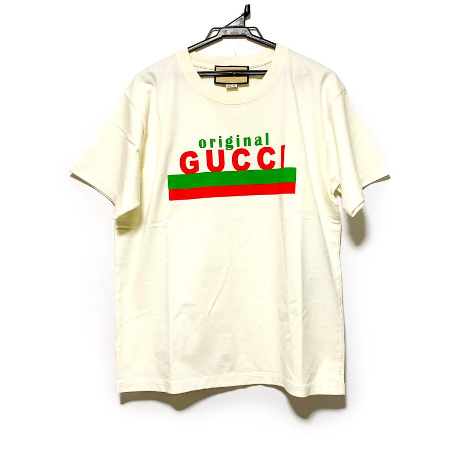 GUCCI グッチ ORIGINAL プリント オーバーサイズ ロゴ Tシャツ GUCCI グッチ ORIGINAL プリント オーバーサイズ ロゴ Tシャツ
