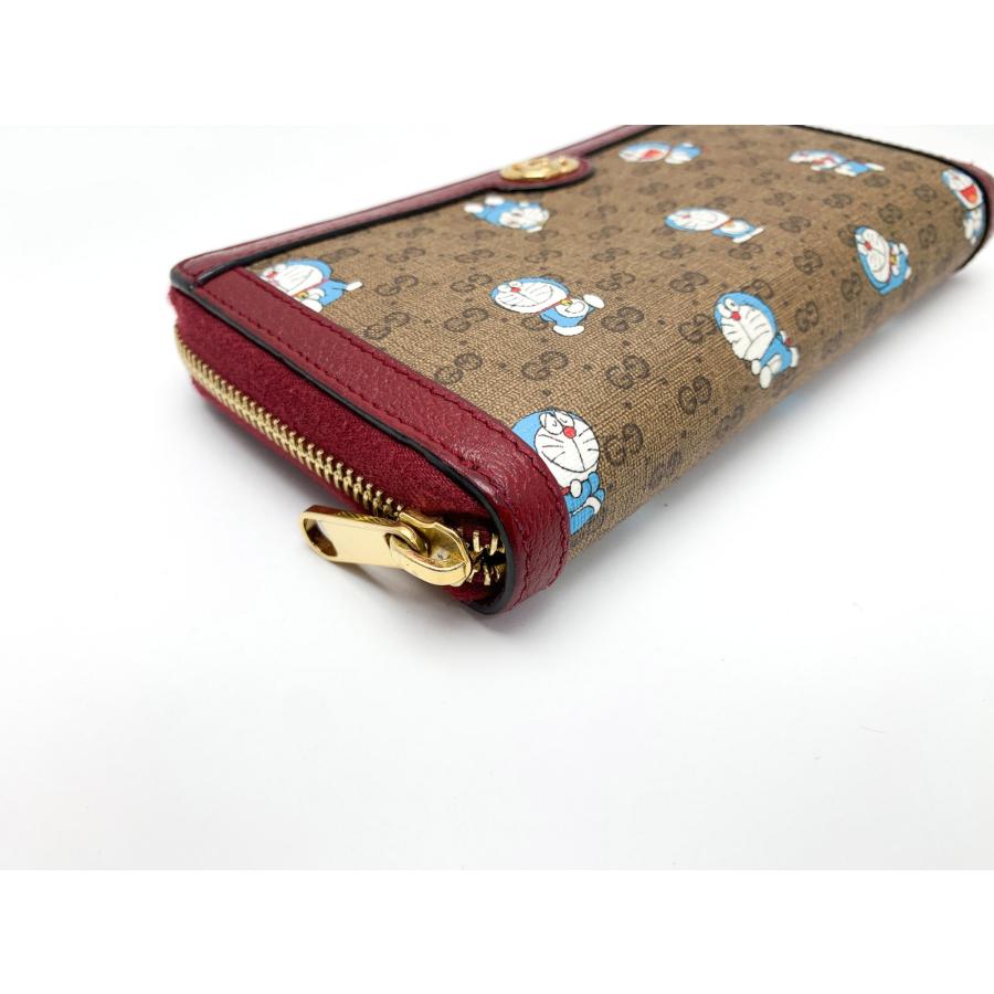 美品‼︎ ◆GUCCI◆シマ ジッピーウォレット コンパクト グッチ GUCCI グッチ ミニGGスプリーム ドラえもんコラボ ジッピー