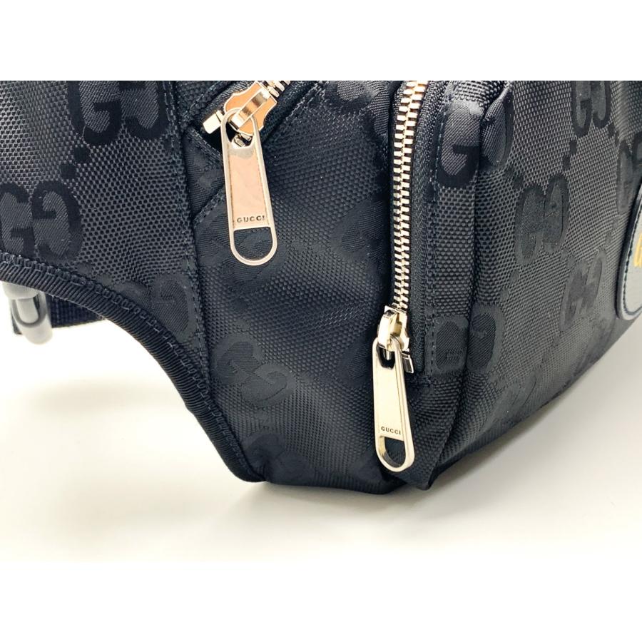 GUCCI グッチ 黒 ブラック GGロゴ Gucci Off The Grid ウエスト