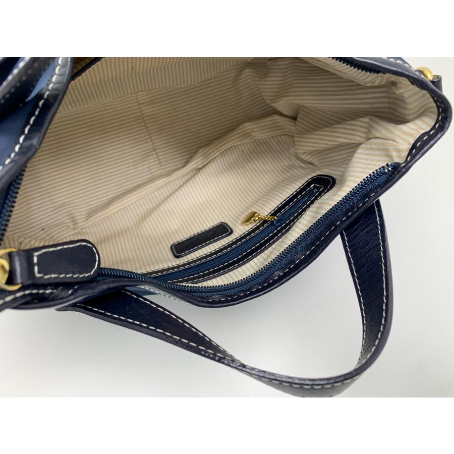 Kitamura キタムラ ネイビー 紺 ナイロン 2way ショルダーバッグ