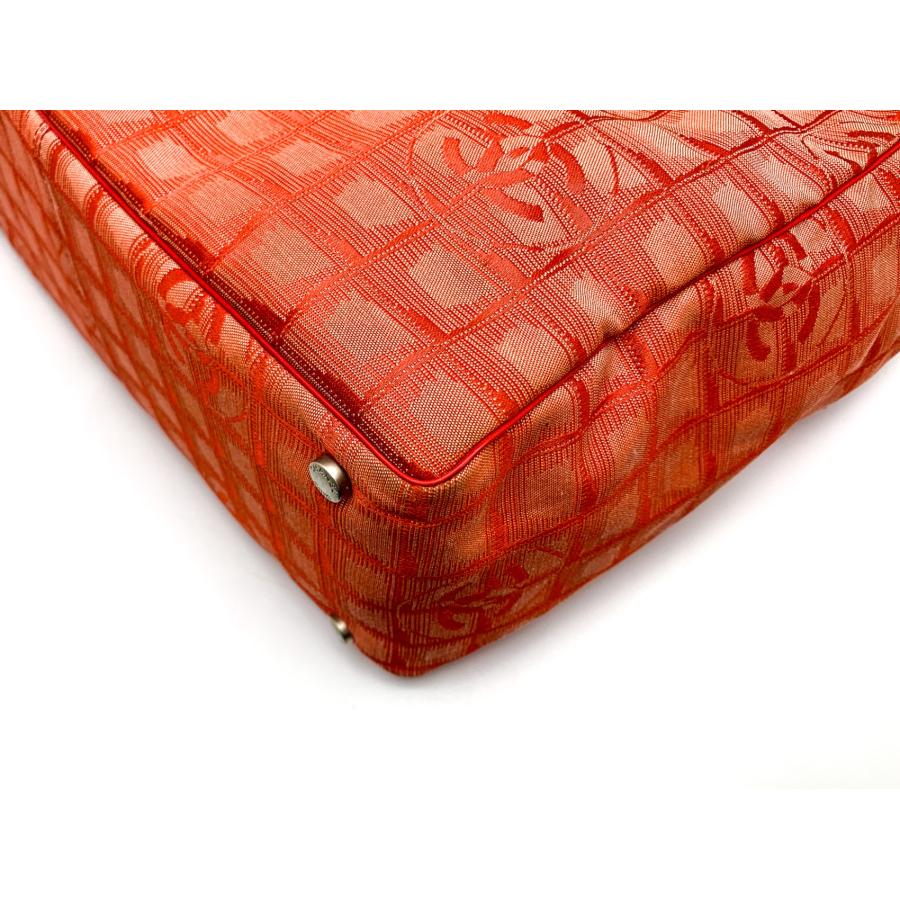 CHANEL シャネル 赤系 レッド ニュートラベルライン トートMM