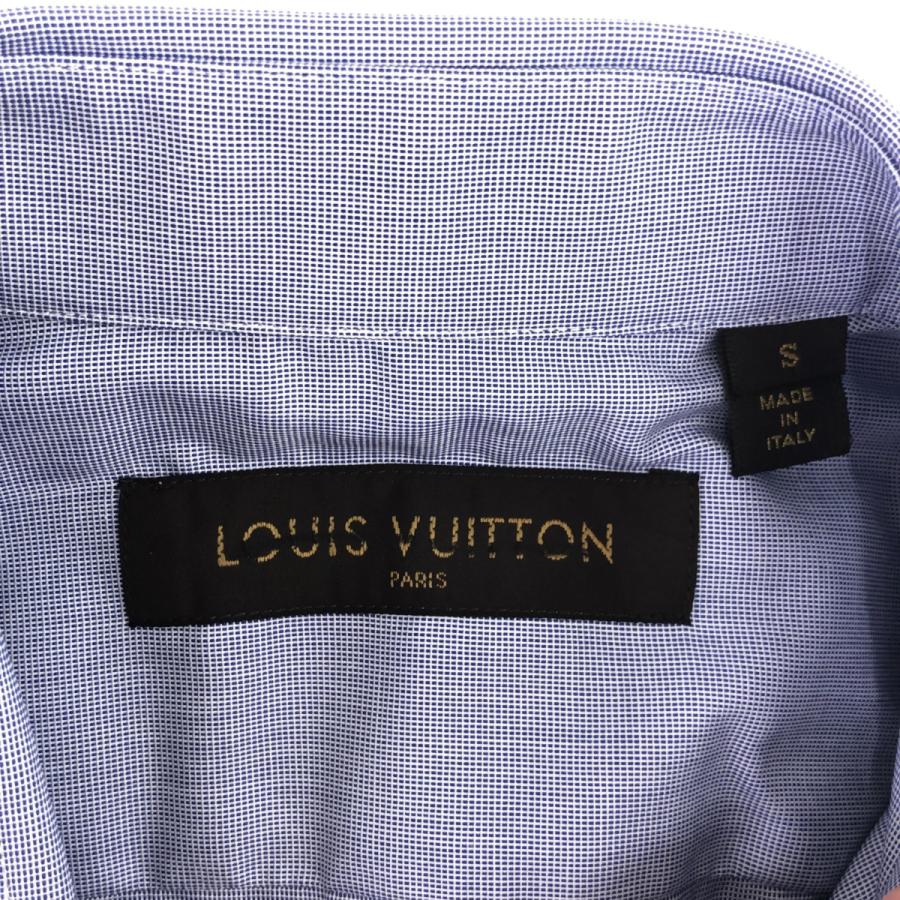 LOUIS VUITTON ルイヴィトン 水色 ブルー系 青 コットン シャツ 長袖