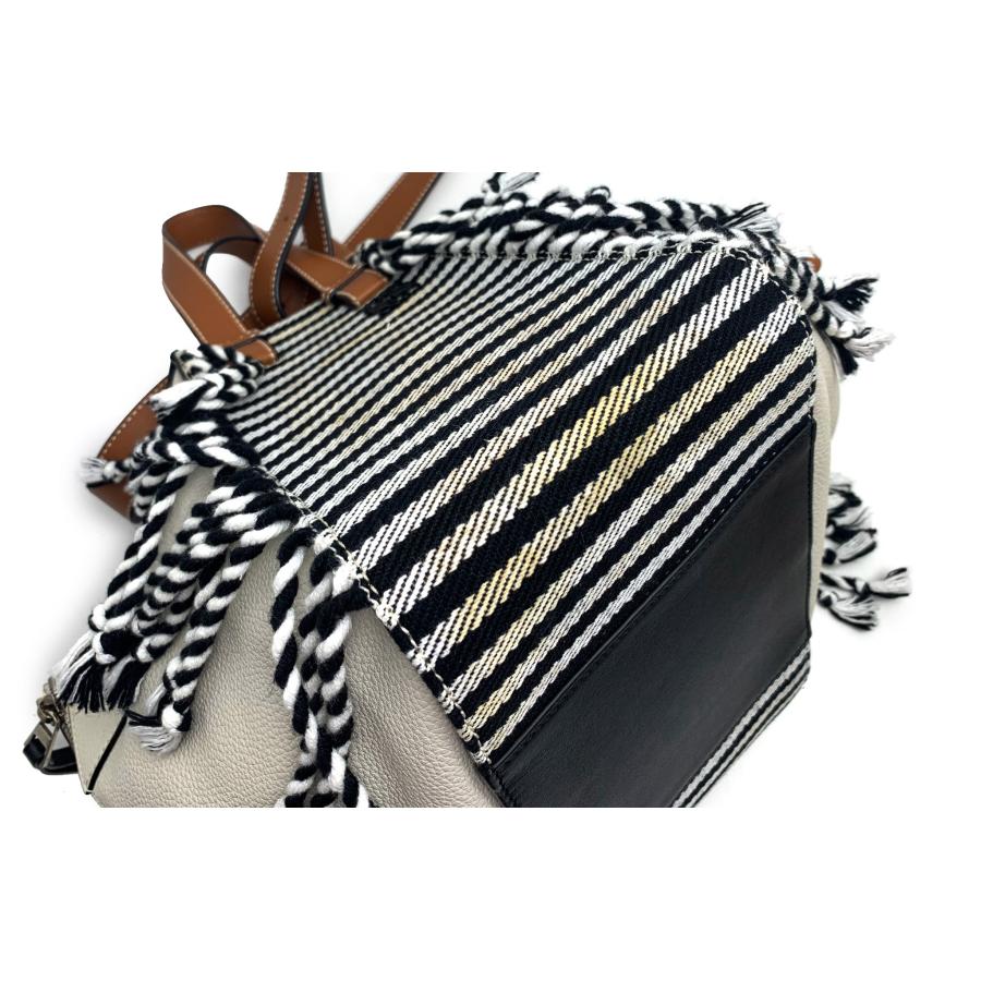 LOEWE ロエベ ハンモック スモール ボーダーフリンジ 2WAY
