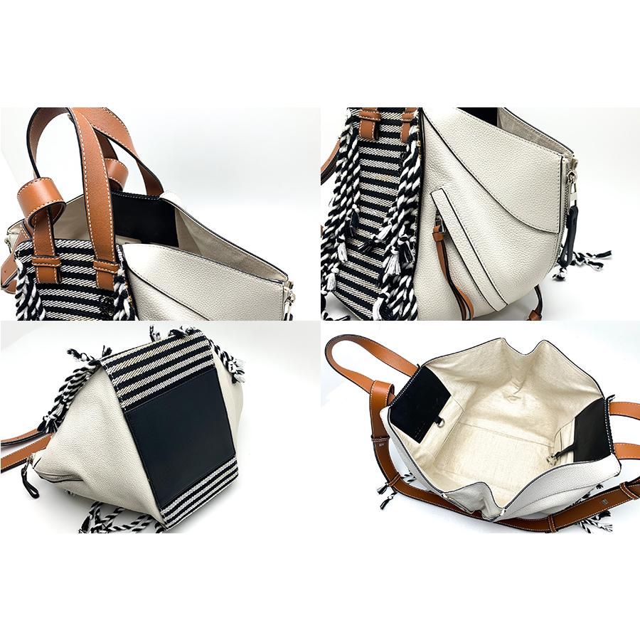 LOEWE ハンモック ボーダー フリンジ 2WAY バンドバッグ LOEWE ハンモック ボーダー フリンジ 2WAY バンドバッグ - メルカリ