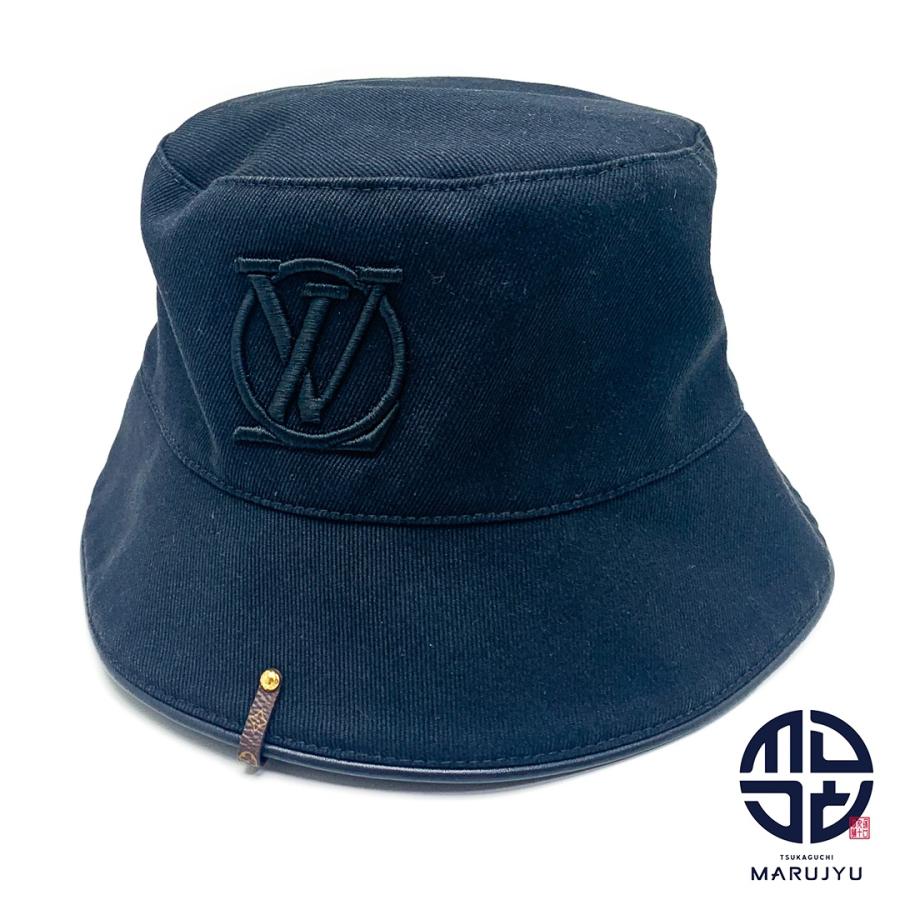 LOUIS VUITTON ルイヴィトン 黒 ブラック シャポーLVシティー