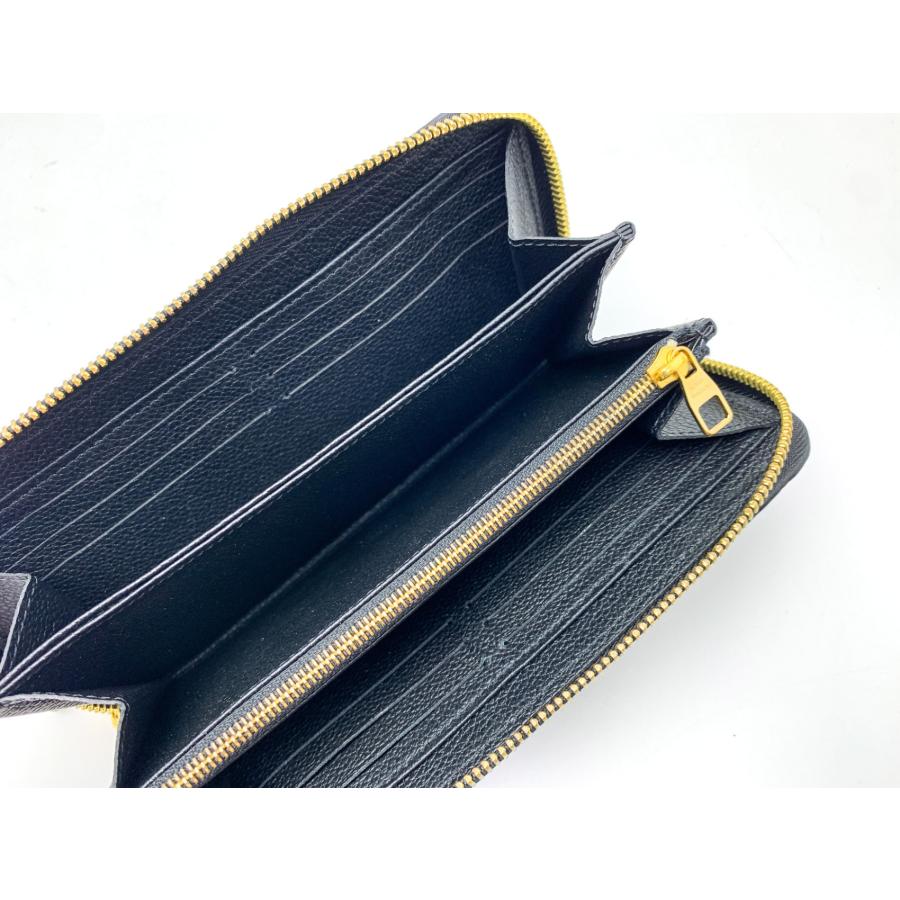 【極上美品】ルイヴィトン モノグラム アンプラント ジッピーウォレット ノワール ルイヴィトン 財布 LOUIS VUITTON M61864 モノグラムアン