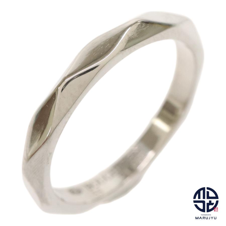 Boucheron プラチナ ファセットリング 51 BOUCHERON ブシュロン PT950 プラチナ FACETTE ファセット リング