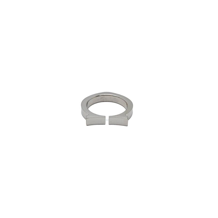 CARTIER Cartier カルティエ 750 K18 ホワイトゴールド Cフラット リング 指輪 約11号ブランドジュエリー アクセサリー｜marujyu78-brand｜06
