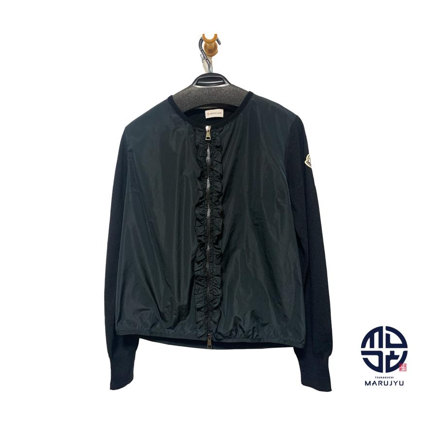 MONCLER モンクレール フリル カーディガン CARDIGAN TRICOT MONCLER モンクレール フリル カーディガン CARDIGAN TRICOT