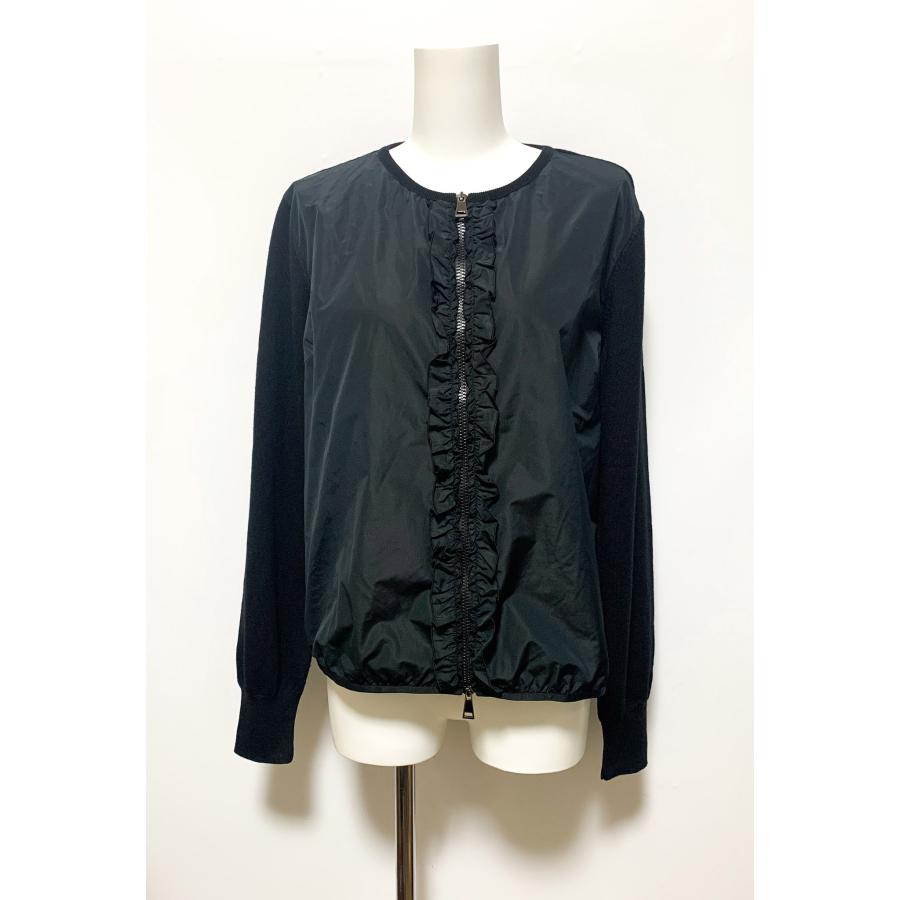 MONCLER モンクレール フリル カーディガン CARDIGAN TRICOT MONCLER モンクレール フリル カーディガン CARDIGAN TRICOT