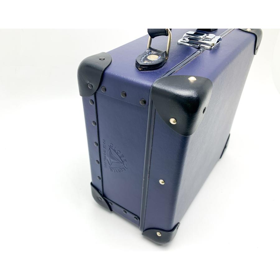 GLOBE TROTTER グローブトロッター ネイビー 9インチMINI UTILITY CASE ミニユーティリティケース スーツケース風 トランク風 ハンドバッグ 鞄 カバン｜marujyu78-brand｜02