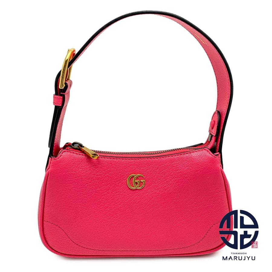 GUCCI グッチ GGマーモント アフロディーテ ハンドバッグ ピンク