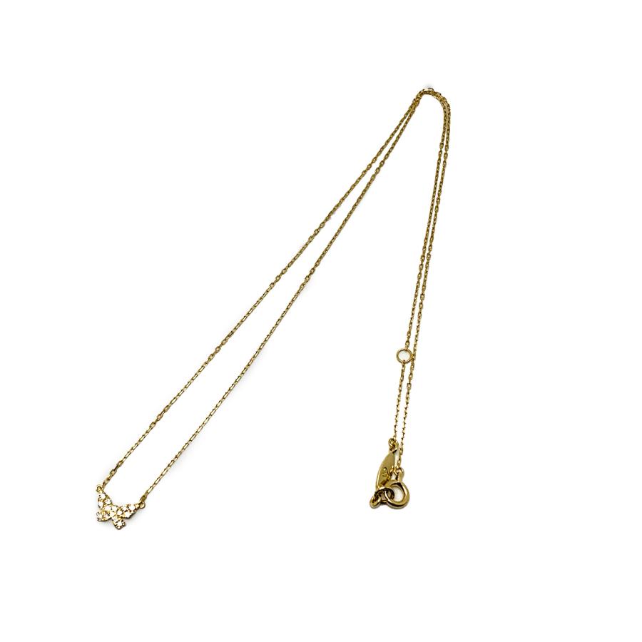 AHKAH アーカー K18 18K YG 18金 イエローゴールド バタフライ