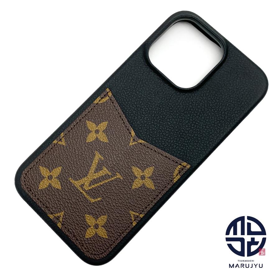 LOUIS VUITTON ルイヴィトン モノグラム ブラック 黒 iPhone・バンパー