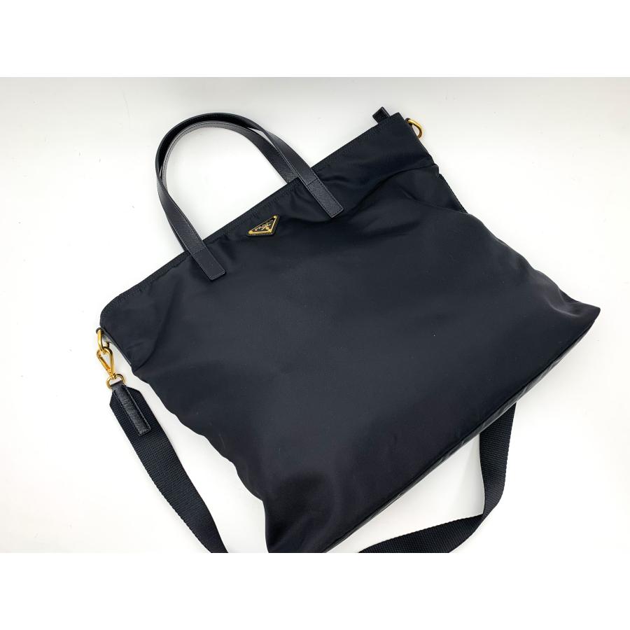 PPADA プラダ 黒 ブラック ゴールド金具 BN2530 2WAYショルダー