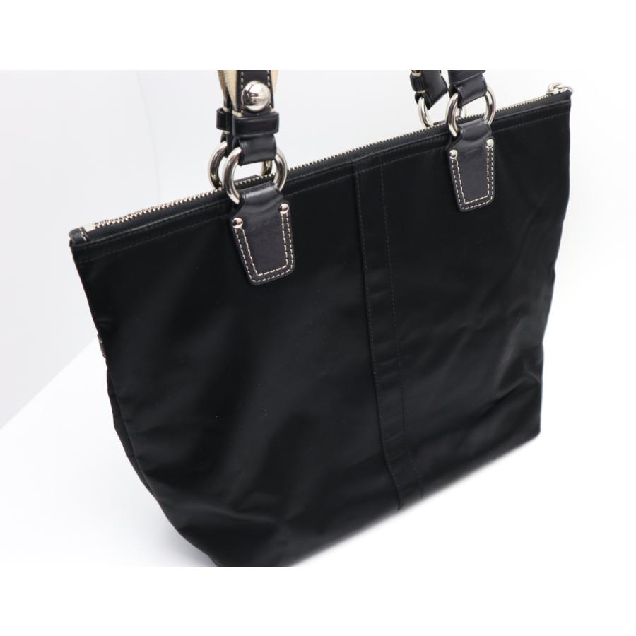 COACH ブラック レザートートバッグ COACH コーチ トートバック A0849-11745 : 塚口丸十質舗 Yahoo