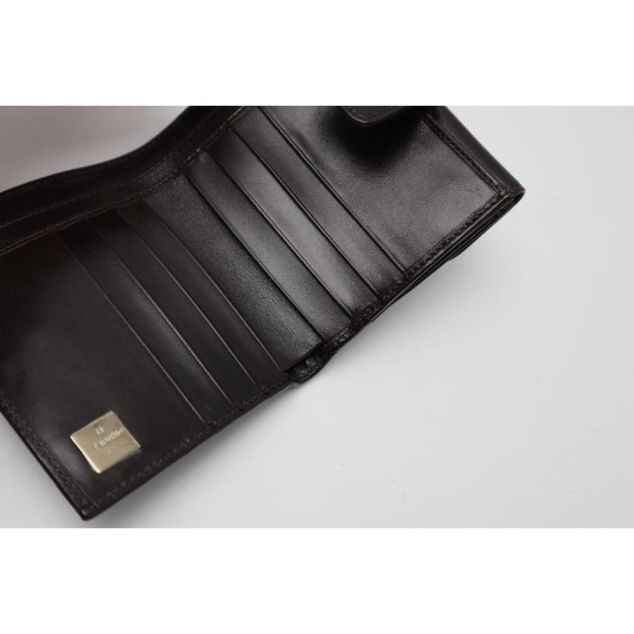FENDI セット ズッカ Wホック 折財布 ケース FENDI（フェンディ） Wホック 財布 二つ折り レディース ズッカ