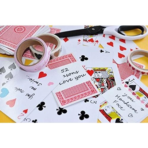 Edenトランプラブレター 用 パンチ穴加工済み トランプ 通常サイズ リング付 あなたを愛している52の理由 52 マルクストア 通販 Yahoo ショッピング