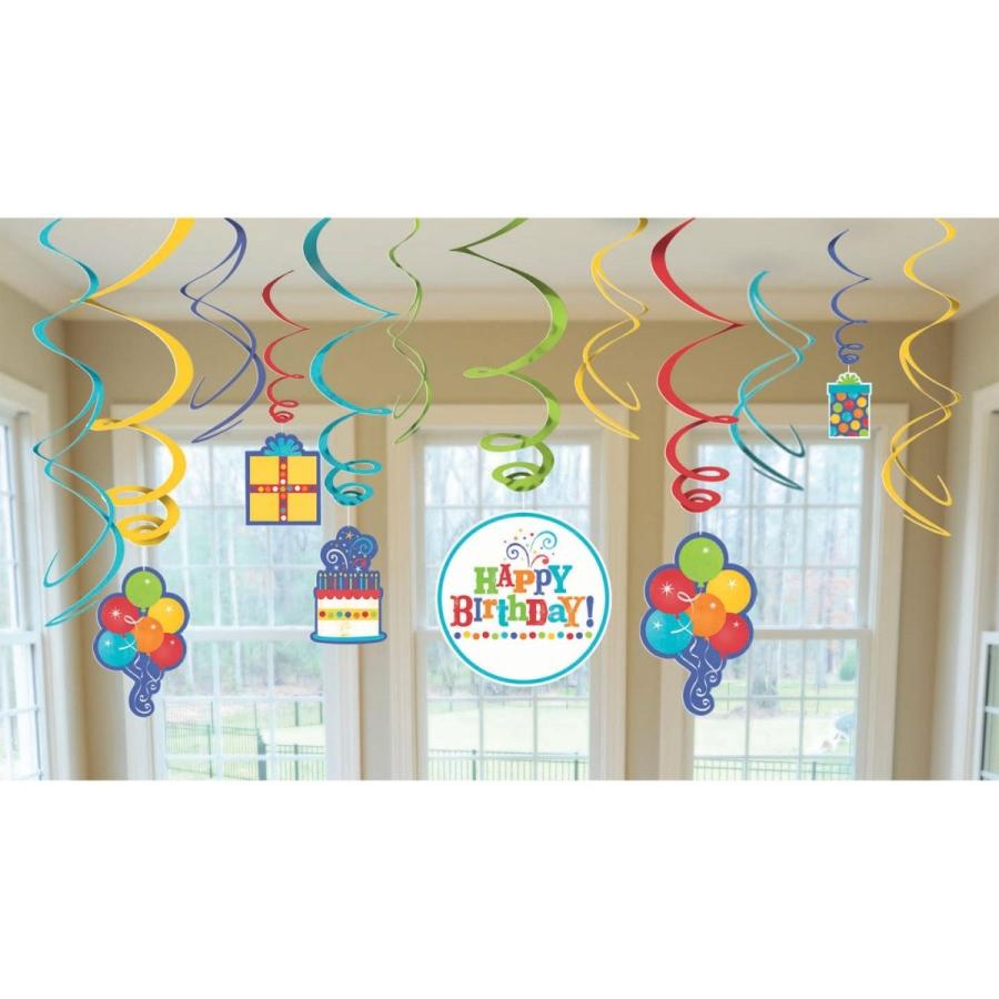 ポイント10倍 ハンギングスワールデコレーション バースデーフィーバー Pg オープニング大放出セール Atempletonphoto Com
