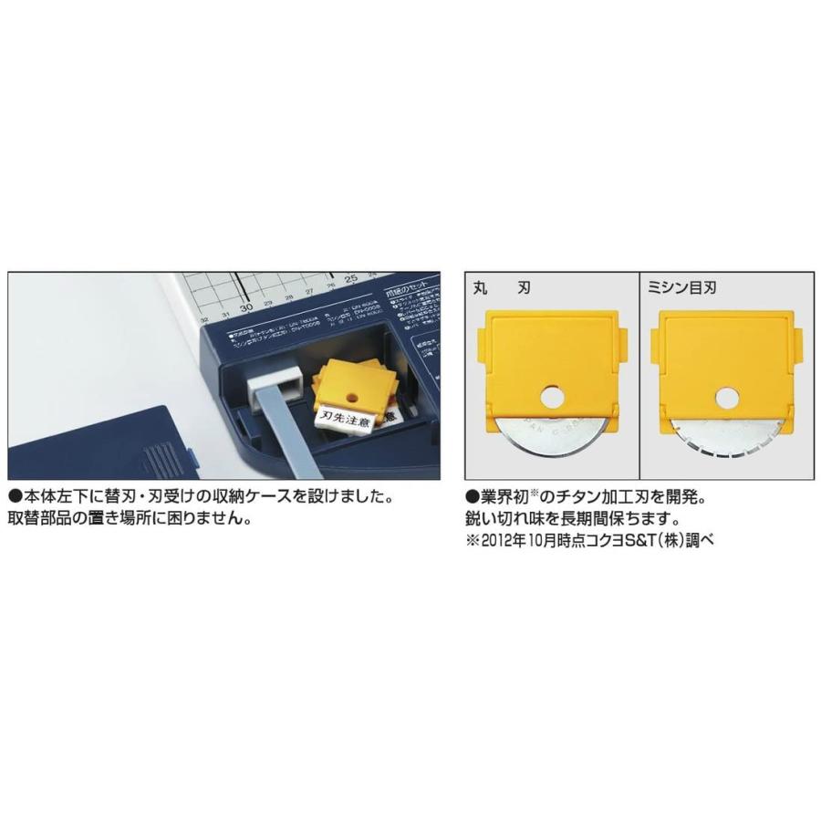 格安人気 コクヨ 裁断機 ペーパーカッター ロータリー式 40枚切り チタン加工刃 Dn T63 安いそれに目立つ Zoetalentsolutions Com