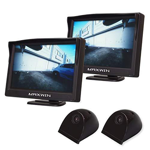 最安値 Maxwin マックスウィン 電子サイドミラー サイドカメラ 左右セット 5インチモニター シガーソケット給電 運転支援 死角確認 電子ド 人気満点 Proasa Com Mx