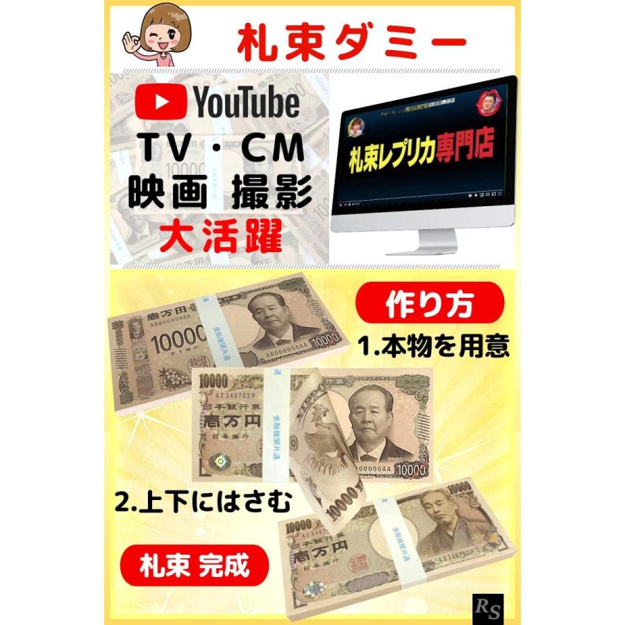 Rs ジョークグッズ お札 札束 ダミー おもちゃのお金 100万円 新紙幣 ドッキリ プレゼント おもしろグッズ 給 マルクストア 通販 Yahoo ショッピング