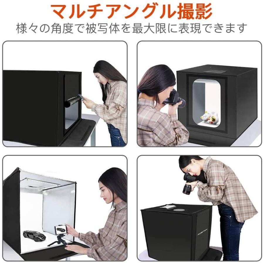 値引きする 最新版撮影ボックス 50ｘ50ｘ50cm 撮影キット FOSITAN 5色 